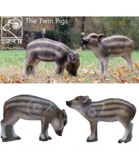 SRT - Cibles 3D Twin pigs