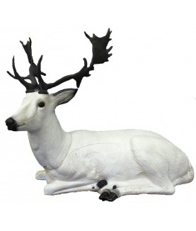 Cible 3D SRT Daim blanc couché