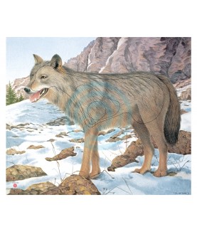 Blason JVD loup en papier armé