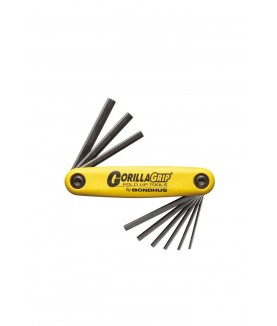 Set de clé Allen US Bondhus Gorilla Grip HF9 tailles 5/64"-1/4