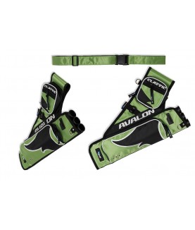 Carquois Avalon Classic 3 tubes 2 poches Vert
