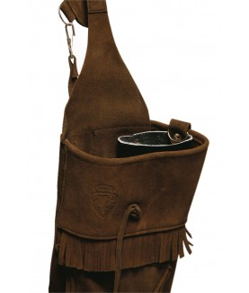 Old Tradition - Carquois de dos en nubuck 18 flèches
