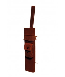 Old Tradition - Carquois de dos en Nubuck 12 flèches